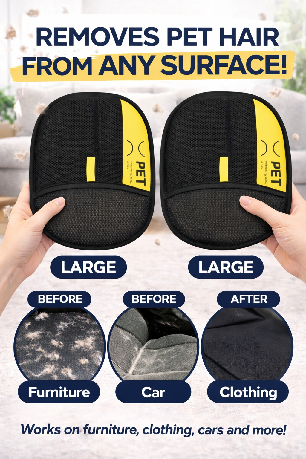 2 Large Gloves